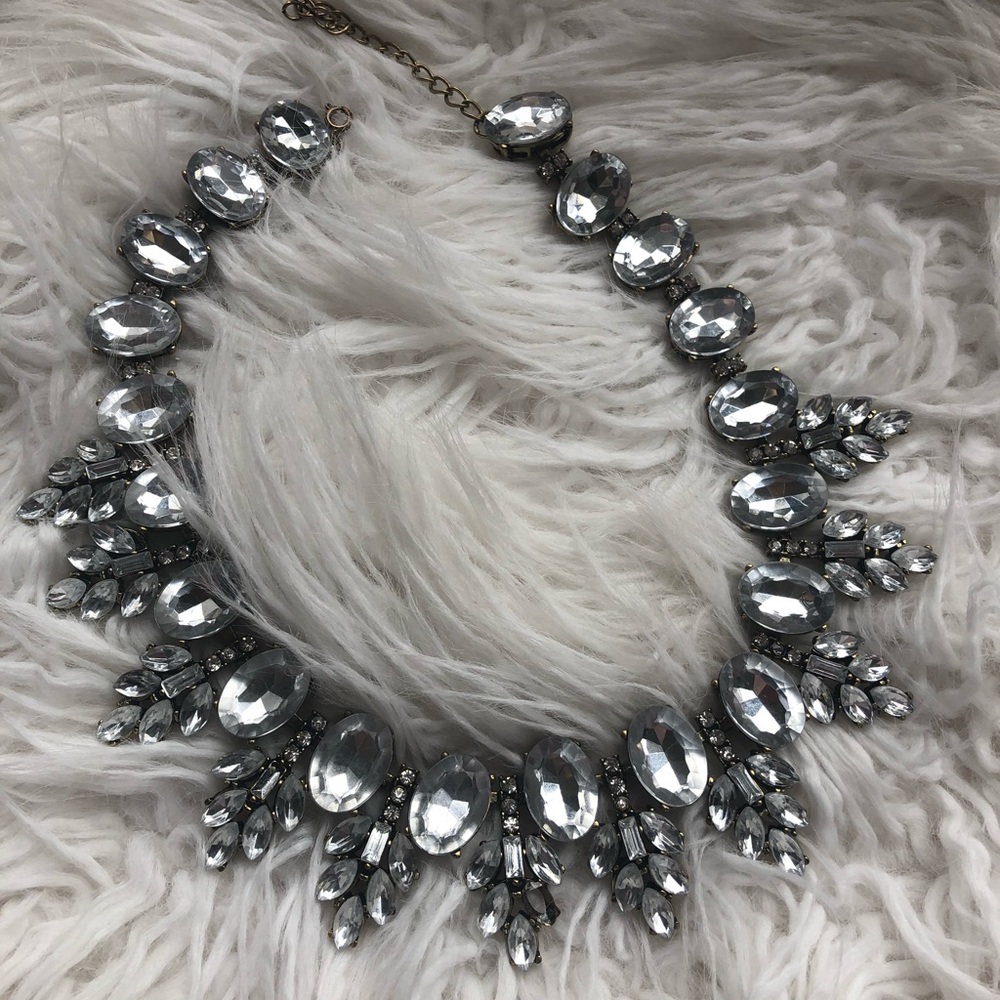 Crystal Statement Necklace - image 4